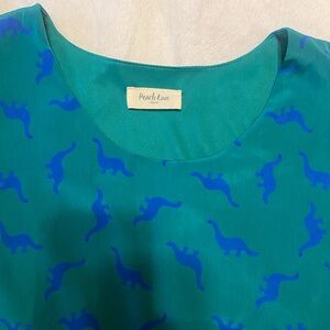 ModCloth "Oh My Gosh" a-line Dino dress